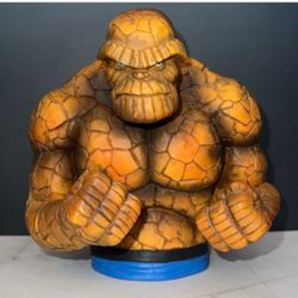 RARE VINTAGE Marvel "THE THING" Bust bank - MINT - Never Used
